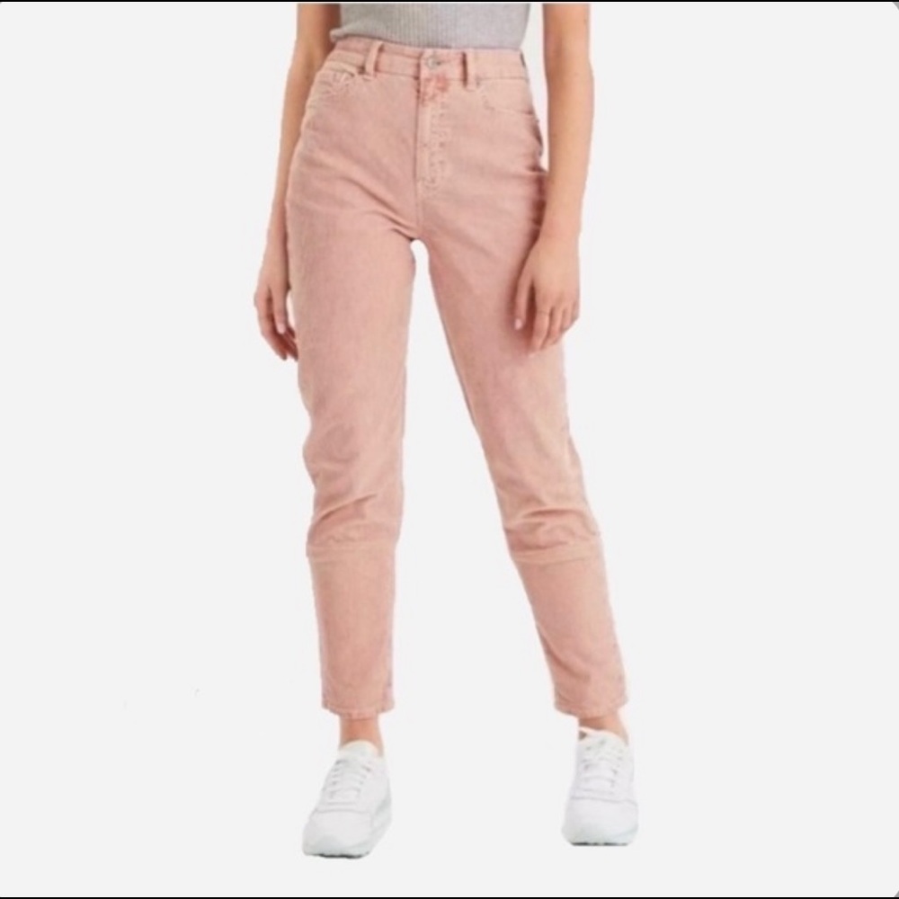 American Eagle Corduroy Rose Plus Size Hi Rise Mom Jeans Sz 24 NWT